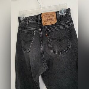 Levi Strauss & Co. Black Vintage Denim 550 Jeans W29 L30